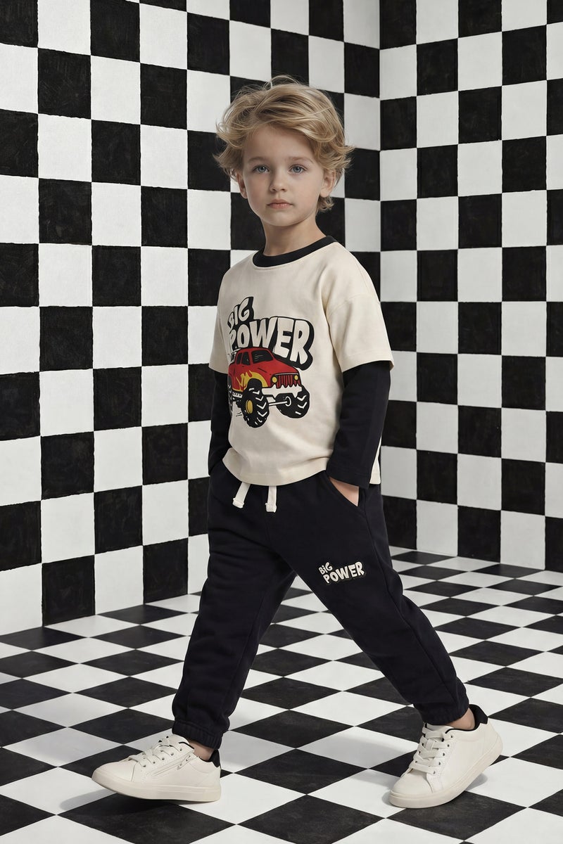 ديفاكتو سويت بانتس كارجو فيت للرضع أولادي - Image 2